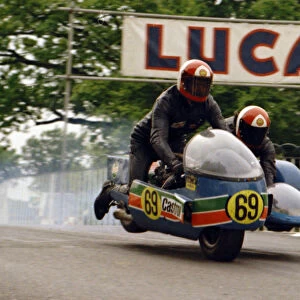 Ted Lloyd & Terry Harrington (BSA) 1974 750 Sidecar TT