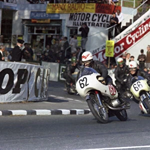 Terry Grotefeld (Yamaha) and Barry Smith (Suzuki) 1967 Production TT