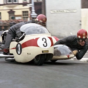 Terry Vinecombe & John Flaxman (BSA) 1966 Sidecar TT