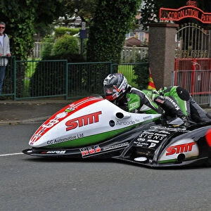 Tim Reeves & Gregory Cluze (DMR Honda) 2014 Sidecar TT