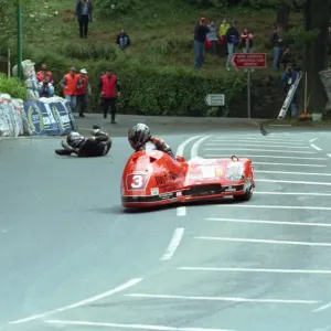 Tom Hanks & Steve Wilson (Tamzine Windle Yamaha) 1998 Sidecar TT Tom Hanks & Steve Wilson (Tamzine Windle Yamaha) 1998 Sidecar TT