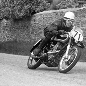 Tom Ovens (AJS) 1955 Junior TT