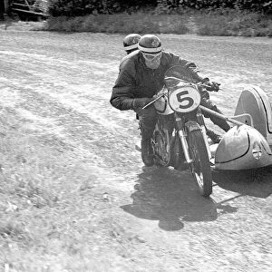 Tommy Bounds & Robin King (Norton) 1953 Sidecar Ulster Grand Prix