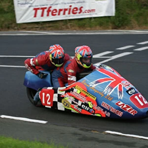 Tony Baker at Signpost Corner: 2005 Sidecar Race A