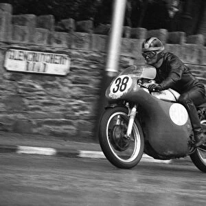 Tony Fisher (Norton) 1962 Junior Manx Grand Prix practice