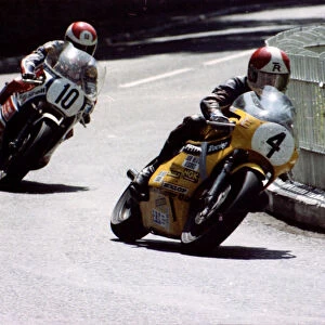 Tony Rutter (Yamaha) & Alan Jackson (Yoshimura Suzuki) 1981 Classic TT