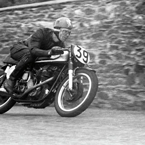 Ulf Gate (Norton) 1957 Junior TT