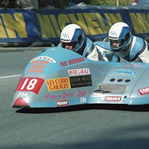 Vince Biggs & Jamie Biggs (Shelbourne Yamaha) 1991 Sidecar TT