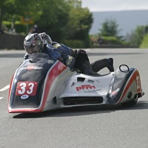 Wally Saunders & Eddie Kiff (Ireson Suzuki) 2012 Sidecar TT