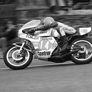 Wayne Dinham Fowler Yamaha 1977 Junior 250 TT