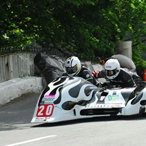 Wayne Lockley & Owen Clements (Ireson Honda) 2012 Sidecar TT