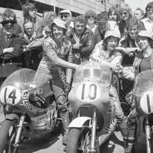 The winners; 1975 Senior TT