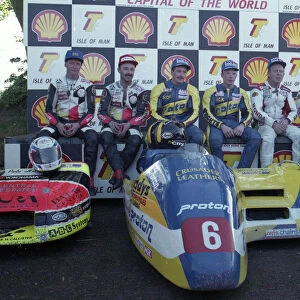 Winners at the 1994 Sidecar TT A