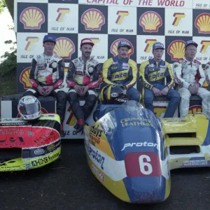 Winners at the 1994 Sidecar TT A