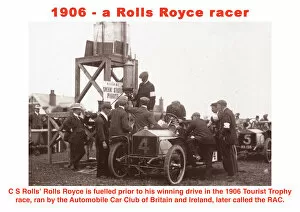 Images Dated 30th December 2019: 1906 - a Rolls Royce racer