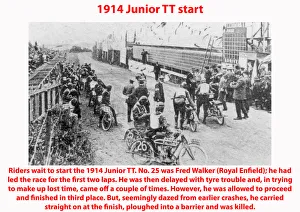 1914 Junior TT start