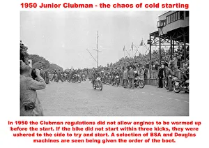 1950 Junior Clubman - the choas of cold starting