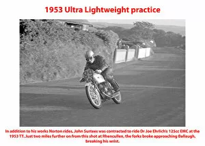 John Surtees Gallery: 1953 Ultra Lightweight pratice