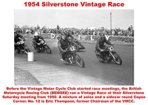Images Dated 14th October 2019: 1954 Silverstone Vintage Race
