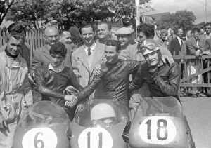 Mike Hailwood Collection: 1958 Lightweight winners