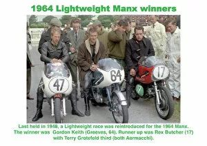 Images Dated 17th October 2019: 1964 Lightweight Manx winners