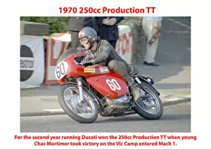 Chas Mortimer Gallery: 1970 250cc Production TT