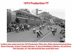 Ernie Pitt Collection: 1973 Production TT
