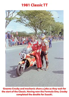 Graeme Crosby Gallery: 1981 Classic TT
