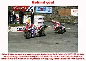 Steve Hislop Collection: Behind you