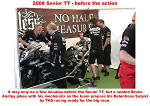 Bruce Anstey Gallery: 2008 Senior TT - before the actio