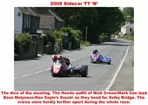 Dave Molyneux Collection: 2008 Sidecar TT B