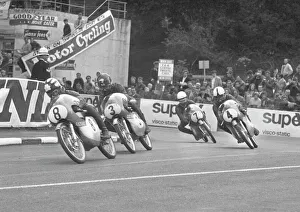 Hugh Anderson Gallery: 50cc Suzuki action at Quarter Bridge: 1966 50cc TT