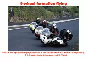 Images Dated 17th October 2019: 9-wheel formation flying