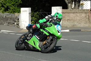 Adam Jones Gallery: Adam Jones (Kawasaki) 2010 Junior Manx Grand Prix