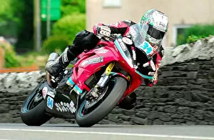 Images Dated 30th May 2018: Adam McLean (Kawasaki) 2018 Supersport TT