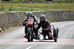 Images Dated 26th May 2018: Adam Pope & John Christopher (Triumph) 2018 Pre TT Classic