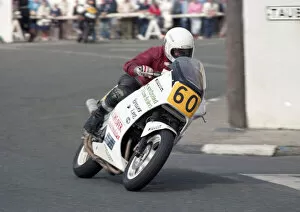 Images Dated 10th June 2021: Adam Woodhall (Honda) 1986 Senior Manx Grand Prix