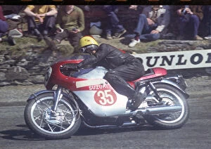Images Dated 26th October 2019: Adrian Cooper (Suzuki) 1969 Production TT