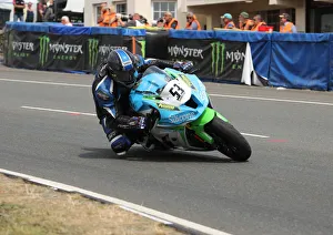 Images Dated 8th June 2018: Adrian Harrison (Kawasaki) 2018 Senior TT