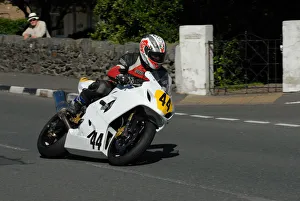 2010 Senior Manx Grand Prix Collection: Adrian Logue (Suzuki) 2010 Senior Manx Grand Prix