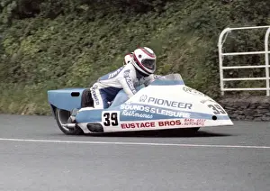 Adrian Shea & Tony Dwyer (Pioneer Yamaha) 1983 Sidecar TT