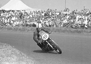 Images Dated 29th June 2022: Bill Aislabie (Norton) 1955 Senior Ulster Grand Prix