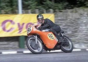 Images Dated 1st April 2020: Alan Ainge (Norton) 1967 Senior Manx Grand Prix