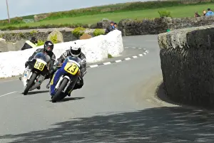 Alan Bud Jackson (Norton) and John Leigh-Pemberton (Norton) 2015 Pre TT Classic
