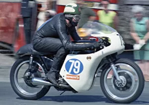 Images Dated 12th November 2020: Alan Capstick (AJS) 1969 Junior TT