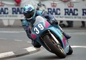 Images Dated 8th July 2020: Alan Caughey (Honda) 1993 Junior TT