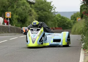Images Dated 5th July 2023: Alan Founds Colin Smyth LCR Yamaha 2023 Sidecar TT