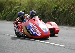 Images Dated 8th June 2018: Alan Founds & Jake Lowther (LCR Yamaha) 2018 Sidecar TT