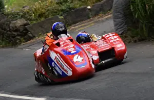 Alan Founds Prints: Alan Founds & Jake Lowther (LCR Yamaha) 2018 Southern 100