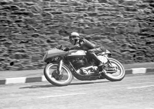 Images Dated 1st January 2022: Alan Holmes (Norton) 1957 Junior TT